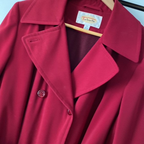 TALBOTS Classic, all weather coat! Size 10, EUC - Picture 4 of 15
